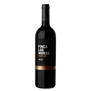 Botella de Vino Tinto Las Moras Black Label Malbec de 750ml