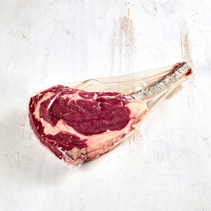 Rib Eye Crudo Marca Sagal Empacado al Vacio Con el hueso recubierto de aluminio